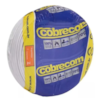 Cabo fio elétrico 2,5mm Flexicom Cobrecom branco 100m