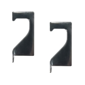 Acabamento para puxador de alumínio 133 MMO cromado