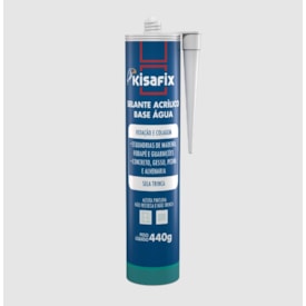Adesivo acrílico selador de acabamentos Kisafix Branco 400 g