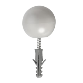 Batedor limitador de porta Sfor branco