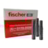 Bucha Plástica com anel Fischer UX S6 universal 6x30mm - pacote 100 unid