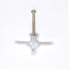 Bucha plástica Ivplast GDP3 p/ Drywall c/ parafuso 10x45mm - pacote 50 unid