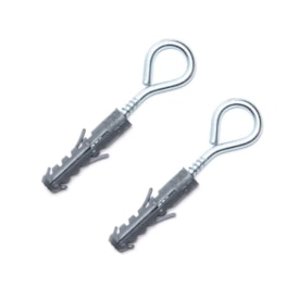 Bucha plástica Ivplast S10 c/ pitão 6,3x70mm - pacote 100 unid