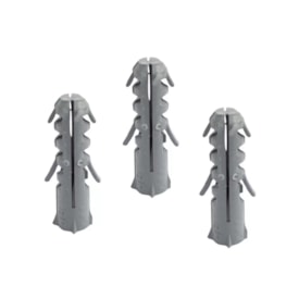 Bucha plástica Ivplast S5 / S6 / S8 / S10 / S12 pacote 48 unid