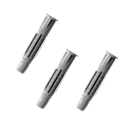 Bucha plástica MU S6 Ivplast p/ alvenaria 6x40mm - pacote 500 unid Bucha plástica MU S6 Ivplast p/ alvenaria 6x40mm - pacote 500 unid