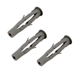 Bucha plástica S10 FR Ivplast p/ tijolo oco 10x60mm - pacote 50 unid