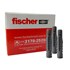 Bucha Plástica UX S6 universal com anel Fischer 6x30mm - pacote 100 unid
