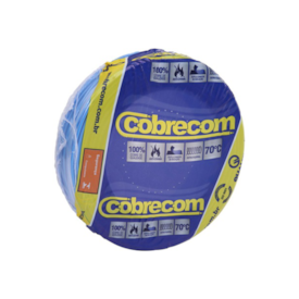 Cabo fio elétrico Cobrecom Flexicom Azul 2,5 mm rolo 50 m