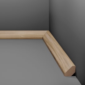 Cantoneira cordão MDF para piso Eucafloor cor 7 25 x 15 x 2400 mm 2
