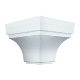 Cantoneira externa para forro PVC Plasbil branco