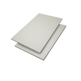 Chapa de gesso drywall Placo - Knauf Hardboard 12,5 x 1200 x 1800 mm