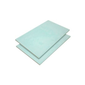 Chapa de gesso para drywall Placo - Knauf RU Verde verde 12,5mm x 1,2m x 1,80m