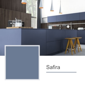 Chapa de MDF Flora 2F Colors safira 15 x 1850 x 2750 mm 2