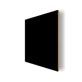Chapa de MDF Flora 2F Tx preta 15mm x 1,85m x 2,75m