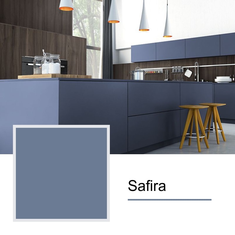Chapa de MDF Flora Flora Colors Safira 15mm x 1,83m x 2,75m