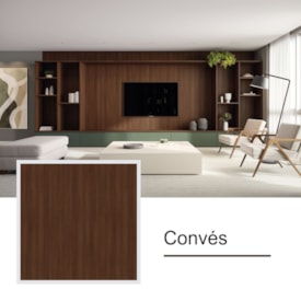 Chapa de MDF Floraplac 2F Conves 6mm x 1,85m x 2,75m 2