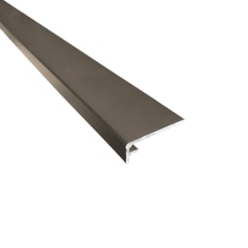 Chapa perfil canto interno escada Bauxita Bronze 3m