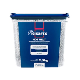 Cola hot melt granulada Kisafix transparente 2,5 kg