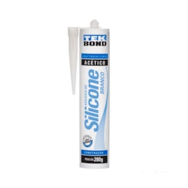 Cola silicone acetico Tekbond branca 280g Cola silicone acetico Tekbond branca 280g