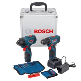 Combo Bosch chave impacto GDR 120LI + parafusadeira furadeira GSR 120LI