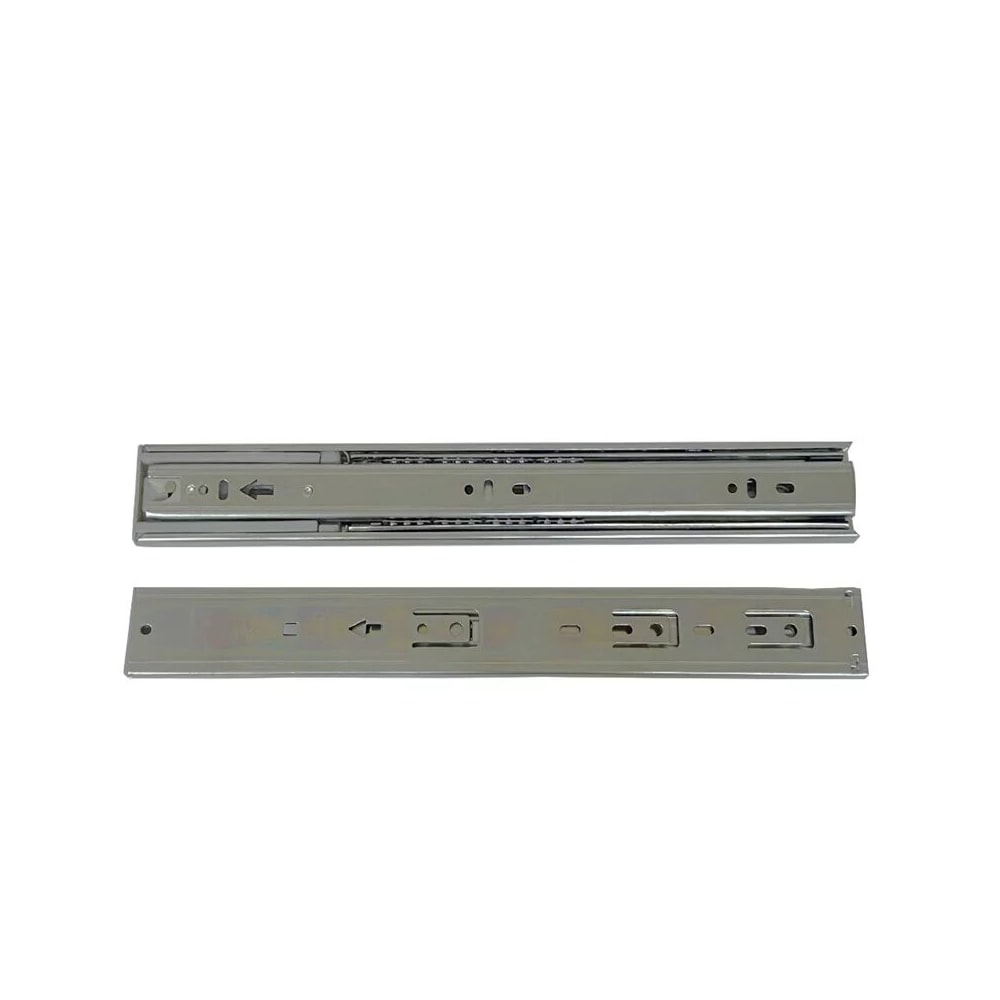 Corrediça telescópica c/ amortecedor EspaçoFix p/ 35kg abertura 350mm