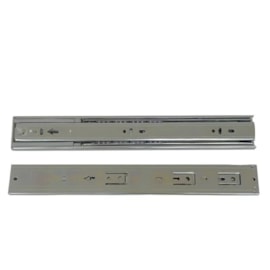 Corrediça telescópica EspaçoFix c/ amortecedor p/ 35kg abertura 350mm