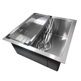 Cuba gourmet com acessórios EspaçoKB H4444 inox escovado 2