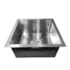 Cuba Gourmet com acessorios EspaçoKB H4444 inox escovado quadrada