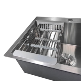 Cuba Gourmet com acessorios EspaçoKB H6045 inox escovado