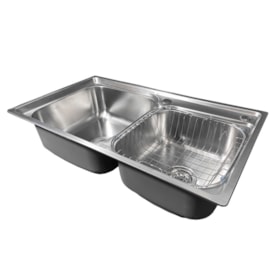 Cuba gourmet dupla com acessórios EspaçoKB MD7843 satin acetinado 2