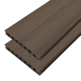 Deck WPC madeira plástica EspaçoFloor Régua teca 15 x 290 cm