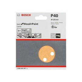 Disco de lixa Bosch C470 P40 5 unidades