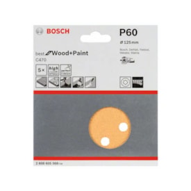 Disco de lixa grão 60 Bosch C470 P60 115 mm pacote 5 unid 2