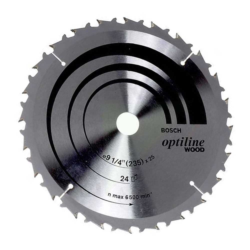 Disco de serra circular Bosch Optiline 9 1/4 24 dentes