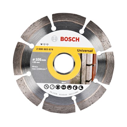 Disco diamantado segmentado Bosch universal 105mm