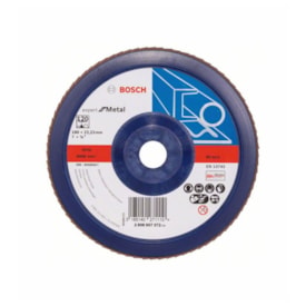Disco flap para metal grão 120 Bosch 7 7/8 polegadas