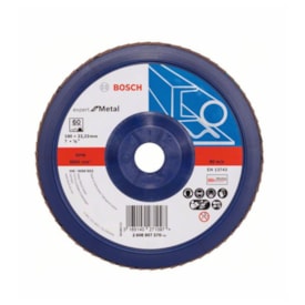 Disco flap para metal grão 60 Bosch 7 7/8 polegadas
