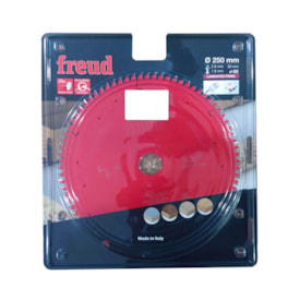 Disco serra circular para MDF revestido 80 dentes Freud FR23L001T 250 mm