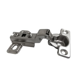 Dobradiça MDF curva EspaçoFix Two Way 26 mm 2