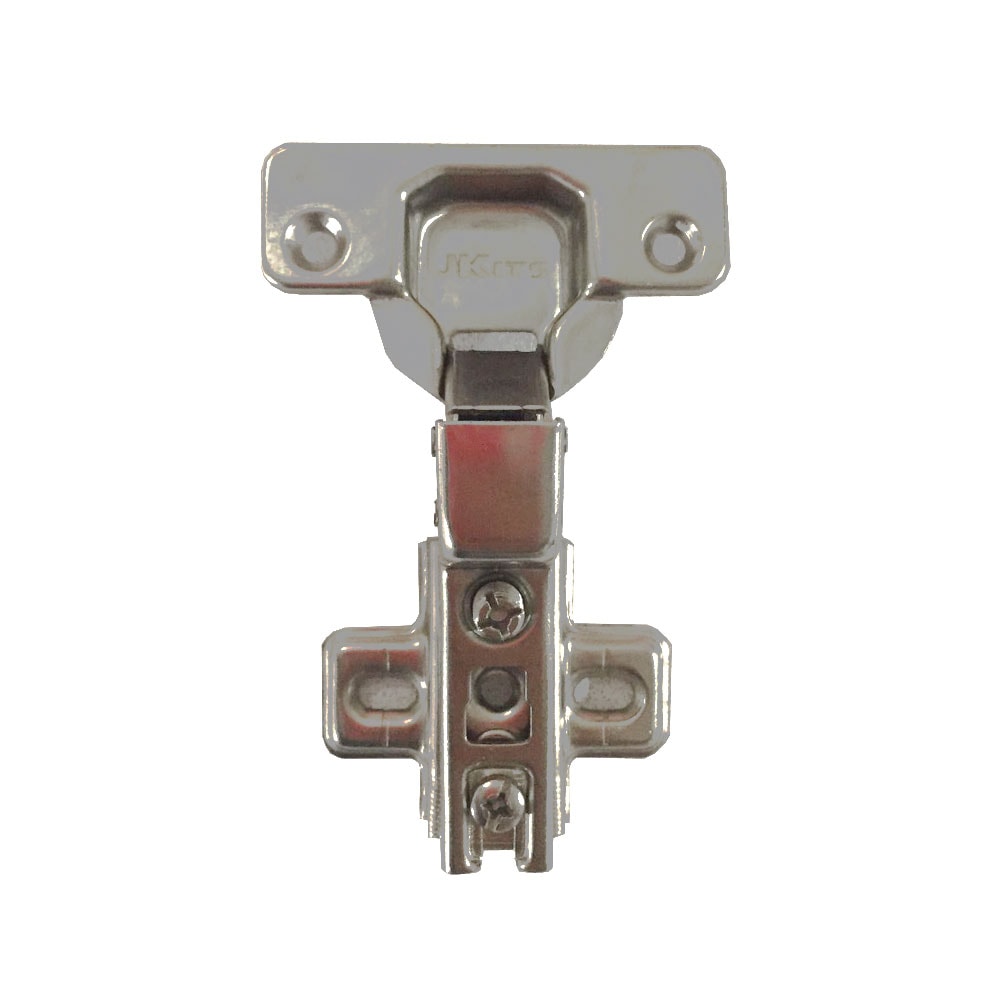Dobradiça MDF curva Jomarca com calço 35mm
