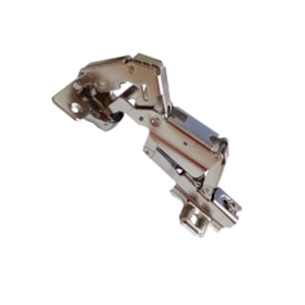 Dobradiça MDF reta com amortecedor EspaçoFix 35 mm