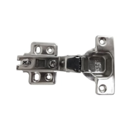 Dobradiça MDF super curva com amortecedor EspaçoFix 35 mm