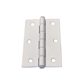 Dobradiça naval para divisória EspaçoFix branca 88 x 57 mm