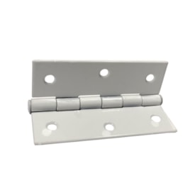 Dobradiça naval para divisória EspaçoFix branca 88 x 57 mm 2