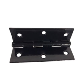 Dobradiça naval para divisória EspaçoFix preta 88 x 57 mm 2