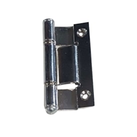 Dobradiça naval para divisória Vouga cromado 88 mm 3 1/2 2
