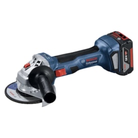 Esmerilhadeira angular bateria Bosch GWS 180-Li Azul 18V