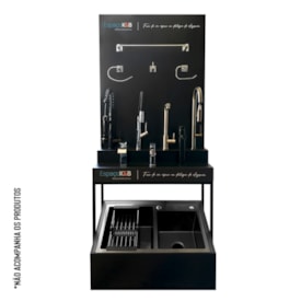 Expositor display cuba e torneiras EspaçoKB - não acompanha produtos 2