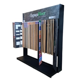 Expositor display pisos vinílicos e laminados EspaçoFloor