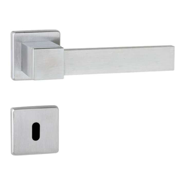 Lazwell② Fechadura externa Lockwell Design Quadra 43-2684 cromada 55mm